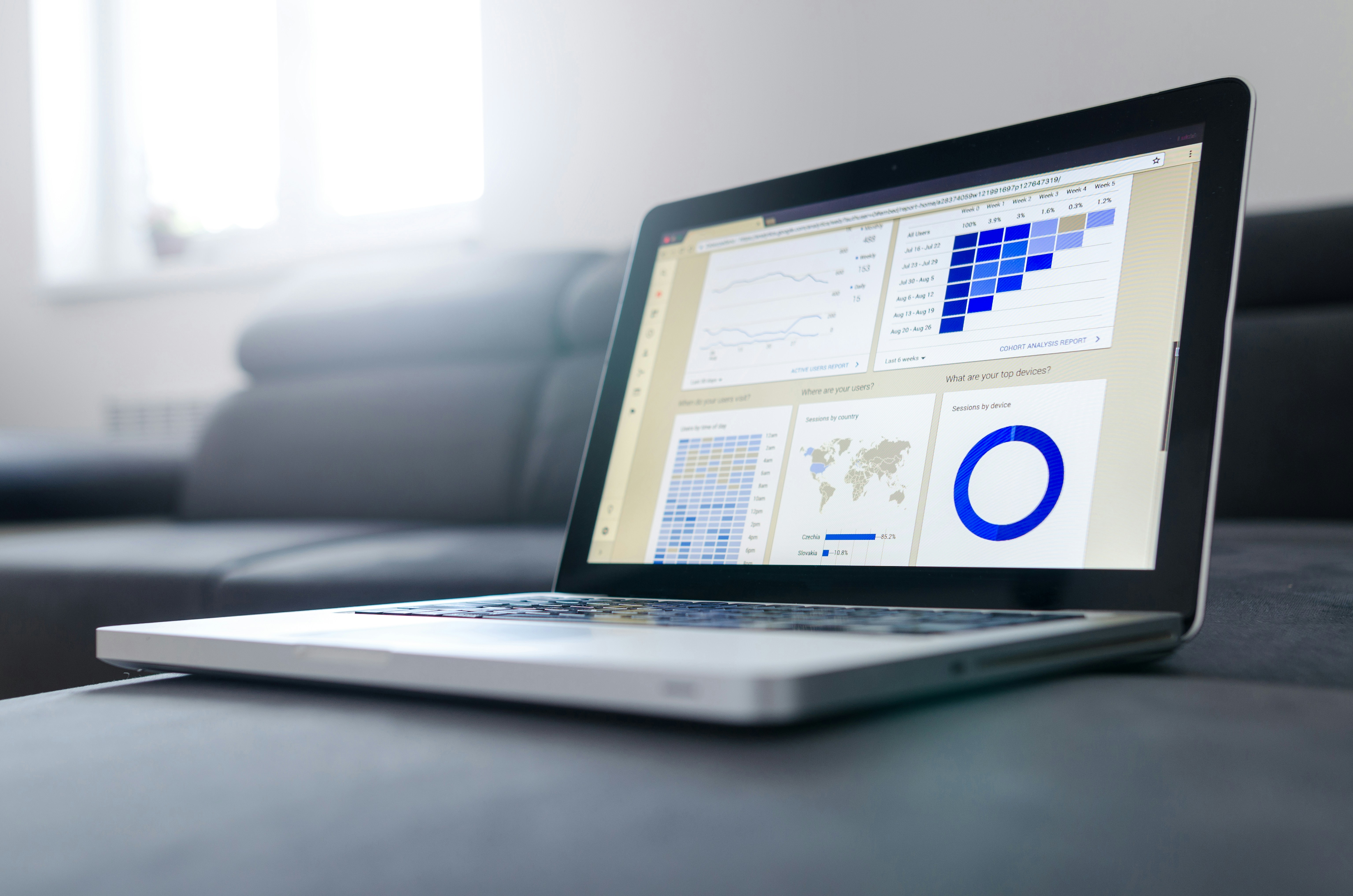 AI-powered accounting interface showing automated financial management